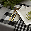 Black/White Reversible Gingham/Buffalo Check Placemat Set Image 2