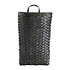 Black Woven Wood Wall Basket (Set Of 2) 10"L X 15.5"H, 12.25"L X 19.5"H Wood Image 1