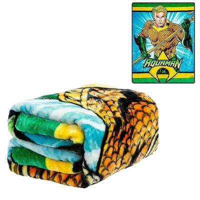 Blanket  - DC Faux Fur, Aquaman TWIN Image 1
