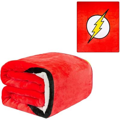 Blanket  - DC Faux Fur, Flash Logo TWIN Image 2