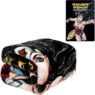 Blanket  - DC Faux Fur, Wonder Woman Fight TWIN Image 2