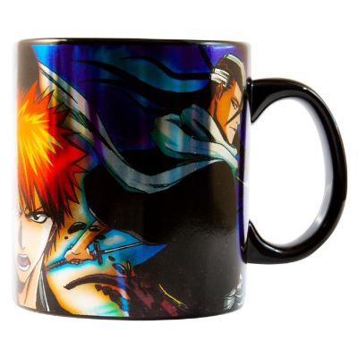 Bleach Foil Print Mug  Coffee and Tea  Black Luster Coffee Mug Image 1