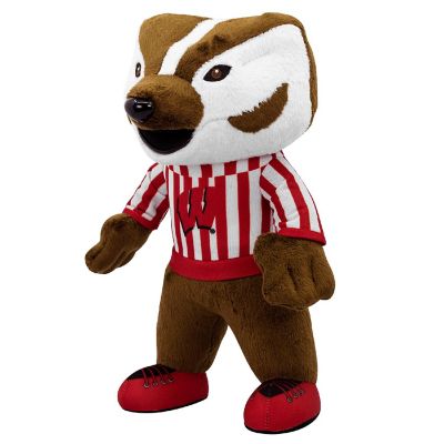 Bleacher Creatures University of Wisconsin Bucky Badger NCAA Mascot Plush Figure - A Mascot for Play or Display Image 1