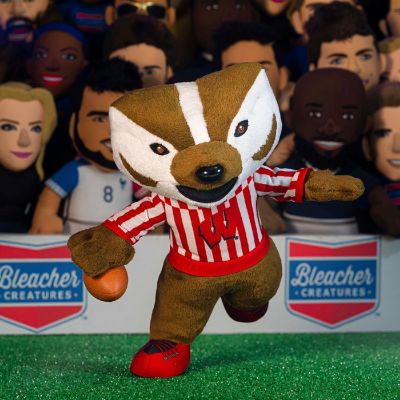 Bleacher Creatures University of Wisconsin Bucky Badger NCAA Mascot Plush Figure - A Mascot for Play or Display Image 3
