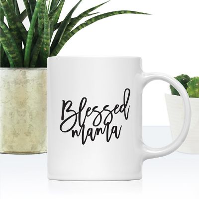 Blessed Mama Ceramic Mug Image 1