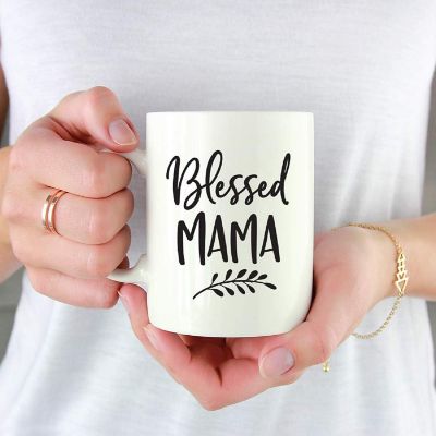Blessed Mama Ceramic Mug Image 1