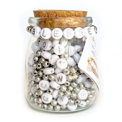 BLESSED Metallic Jar DIY Bead Kit Image 1