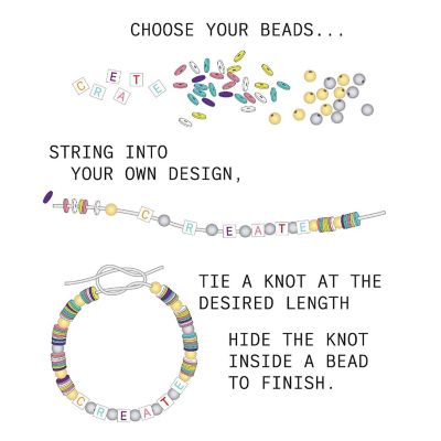 BLESSED Metallic Jar DIY Bead Kit Image 3