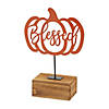 Blessed Pumpkin Tabletop Sign Image 1