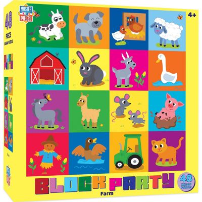 Block Party - Undersea 48 Piece Jigsaw Puzzle Image 1