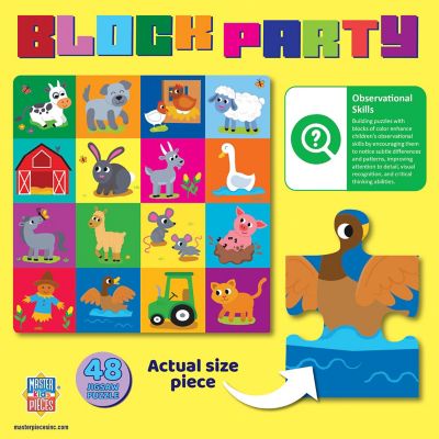 Block Party - Undersea 48 Piece Jigsaw Puzzle Image 3