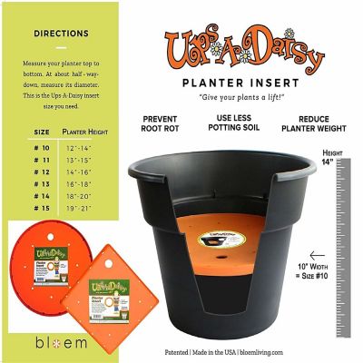 Bloem Ups-A-Daisy Round Planter Insert, 16-In. Image 3
