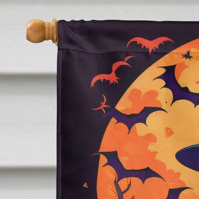 Bloodhound Witchy Halloween House Flag Image 2