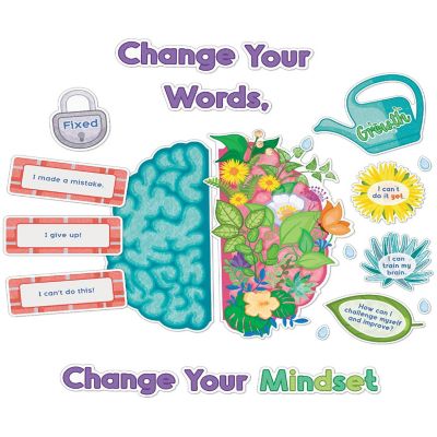 Bloom with a Growth Mindset Bulletin Board Set Image 1