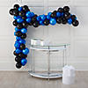 Blue & Black Latex Balloon Garland Kit - 291 Pc. Image 1