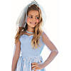 Blue and Silver Ice Princess Girl Child Halloween Costume - Large Image 2