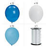 Blue & White 11" Latex Balloon Bouquet Kit- 49 Pc. Image 1