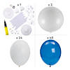 Blue & White Balloon Column Kit - 131 Pc. Image 1
