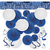 Blue & White Hanging Decorating Kit - 31 Pc. Image 1