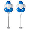 Blue & White Tiered Balloon Stands Kit - 26 Pc. Image 1