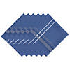 Blue Chambray French Stripe Napkin (Set Of 6) Image 1