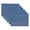 Blue Chambray French Stripe Placemat (Set Of 6) Image 1