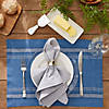 Blue Chambray French Stripe Placemat (Set Of 6) Image 1