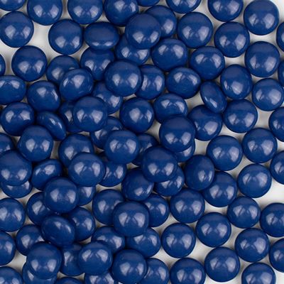 Blue Chocolate Gems 9lb Case - 4,500ct Image 1