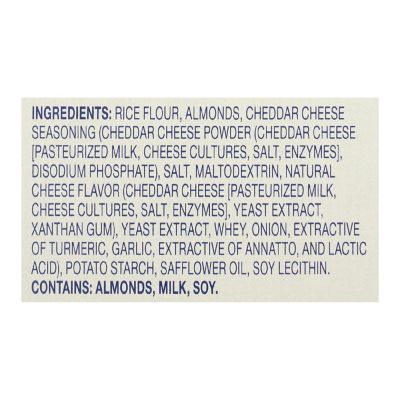 Blue Diamond Nut Thins Cheddar Cheese 4.25 oz Pack of 12 Image 2