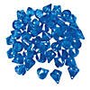 Blue Diamond-Shaped Acrylic Gems - 25 Pc. Image 1