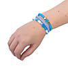 Blue Disc Bead Friendship Bracelets - 12 Pc. Image 1