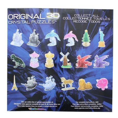 Blue Dragon 56 Piece 3D Crystal Jigsaw Puzzle Image 1