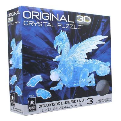 Blue Dragon 56 Piece 3D Crystal Jigsaw Puzzle Image 2