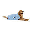 Blue Embroidered Bone Pet Towel Image 1