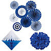 Blue Hanging Party Decorating Kit - 20 Pc. Image 1