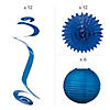 Blue Hanging Party Decorations Kit - 30 Pc. Image 1