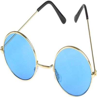 Blue John Lennon Sunglasses Image 1