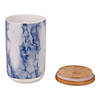 Blue Marble Ceramic Treat Canister Image 1