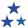 Blue Metallic Stars Kit - 36 Pc. Image 1