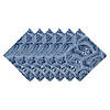 Blue Paisley Print Outdoor Napkin Set/6 Image 1