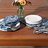 Blue Paisley Print Outdoor Napkin Set/6 Image 3