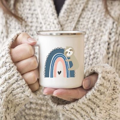 Blue Rainbow Sloth 11oz Kids Mug Image 2