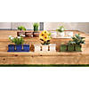 Blue Square Ceramic Small Planter (Set Of 3) Image 3