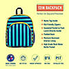 Blue Stripes 12 Inch Backpack Image 2
