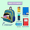 Blue Stripes 12 Inch Backpack Image 3