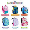 Blue Stripes 16 Inch Backpack Image 4