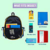 Blue Stripes 17 Inch Backpack Image 2