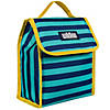 Blue Stripes Lunch Bag Image 1