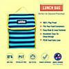 Blue Stripes Lunch Bag Image 1