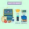 Blue Stripes Lunch Bag Image 2
